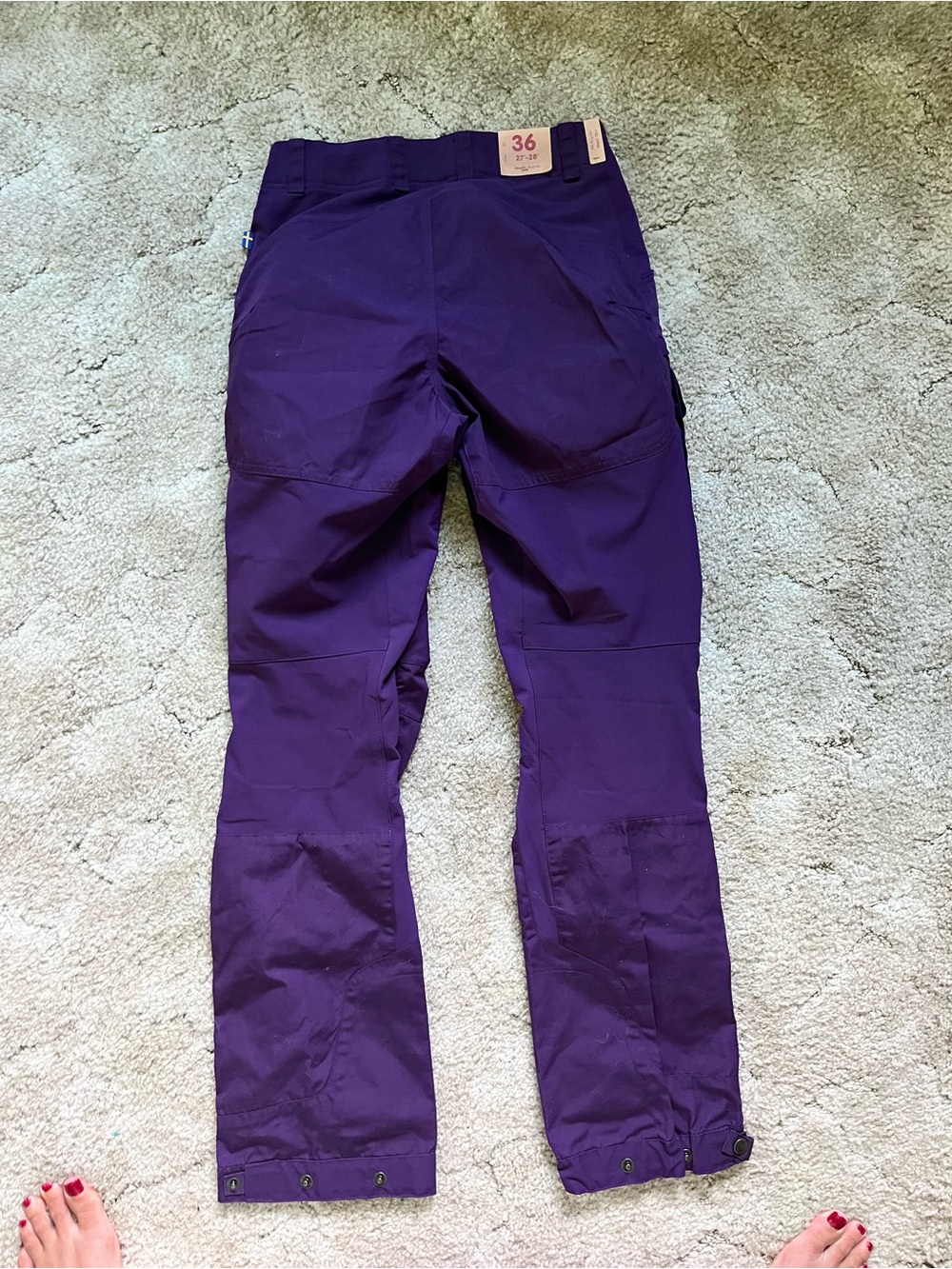 Fjallraven Purple G-1000 Cargo Pants - Picture 2 of 3